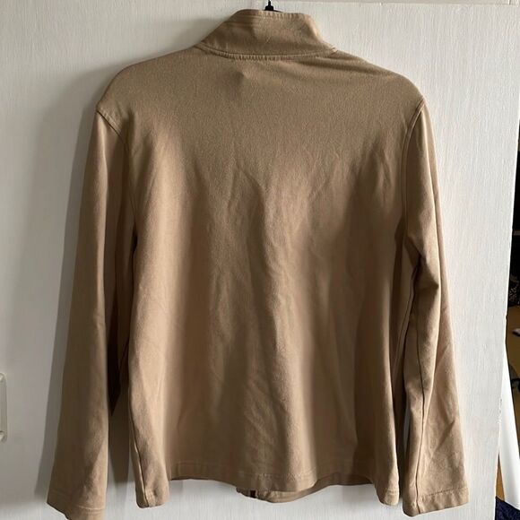 JM Collection ~ Tan lightweight cotton jacket ~ size PL ~ - Picture 2 of 7